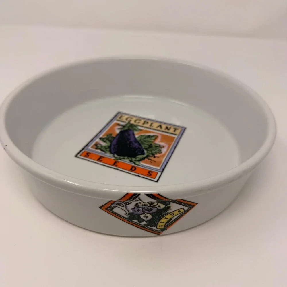 BIA Cordon Bleu Quiche Dish Unisex 9.5in‎ White Eggplant Seed Packet